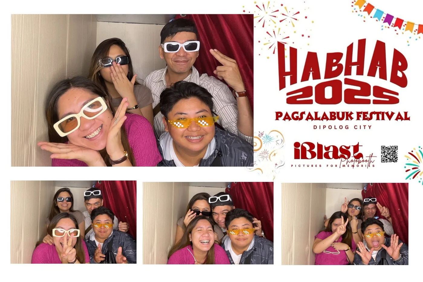Photobooth layout design for the HABHAB Dipolog P'gsalabuk Festival 2025, a public street festival