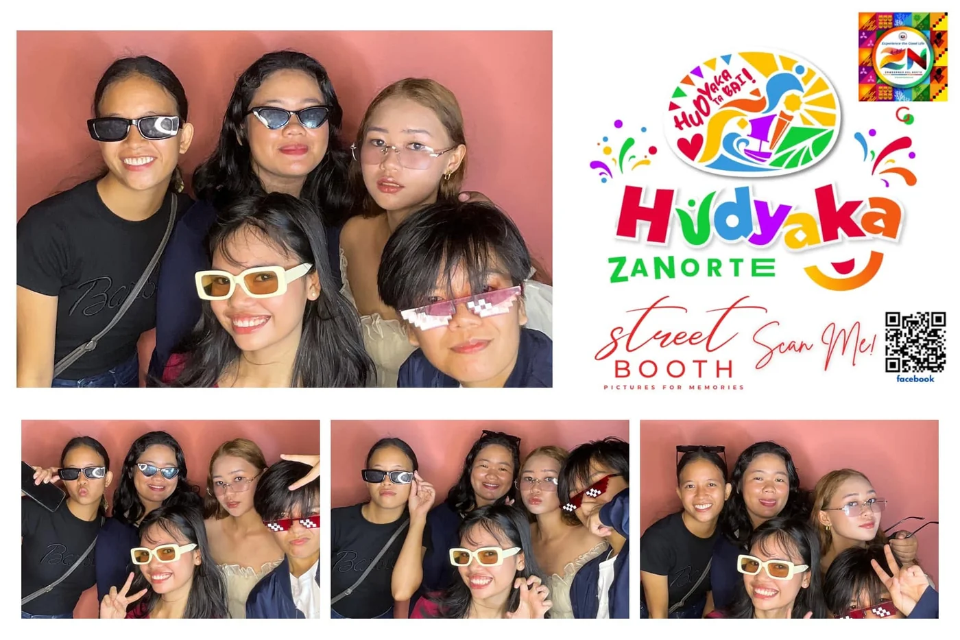 Photobooth layout design for Hudyaka ZaNorte, a public provincial festival in Zamboanga del Norte