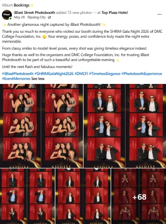 Facebook thank-you post for SHRIM Gala Night 2026, DMC College Foundation